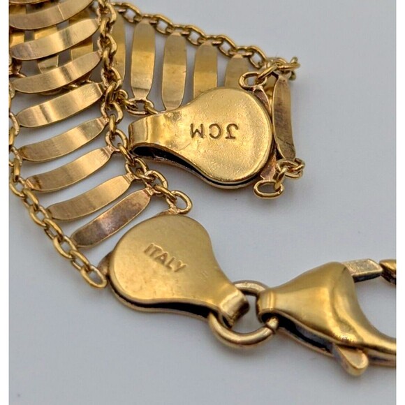 JCM Sterling Silver 925 Vermeil Wispy Liquid Lightweight Chain Necklace 20" - Picture 8 of 12